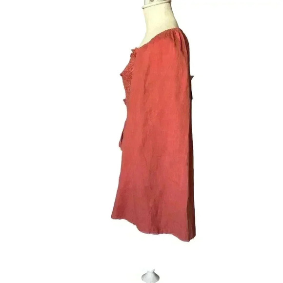 NWOT Band of the Free Women’s Small Cropped Boho Blouse Color Brick